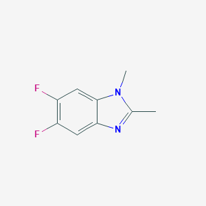 B161373 1,2-Dimethyl-5,6-difluorobenzimidazole CAS No. 1662-23-3