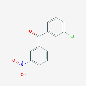 molecular formula C13H8ClNO3 B1613751 3-Chloro-3'-nitrobenzophenone CAS No. 494203-12-2