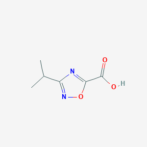 molecular formula C6H8N2O3 B1613754 3-异丙基-1,2,4-噁二唑-5-羧酸 CAS No. 944906-38-1