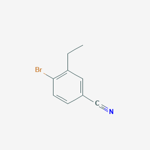 molecular formula C9H8BrN B1613766 4-Bromo-3-ethylbenzonitrile CAS No. 170230-29-2