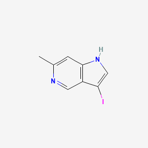 molecular formula C8H7IN2 B1613795 3-Iodo-6-methyl-1H-pyrrolo[3,2-c]pyridine CAS No. 1000342-78-8