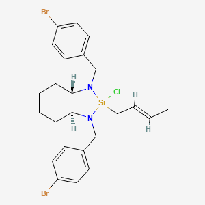 molecular formula C24H29Br2ClN2Si B1613806 (S,S)-1,3-Bis(4-bromobenzyl)-2-chlorooctahydro-2-(2E)-crotyl-1H-1,3,2-benzodiazasilole CAS No. 1072220-37-1