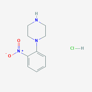 molecular formula C10H13ClN3O2- B1613809 1-(2-Nitrophenyl)piperazine hydrochloride CAS No. 6270-12-8
