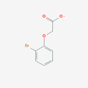 molecular formula C8H6BrO3- B161383 (2-溴苯氧基)乙酸 CAS No. 1879-56-7