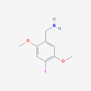 molecular formula C9H12INO2 B1613832 2,5-Dimethoxy-4-iodobenzylamine CAS No. 886362-66-9