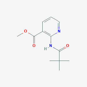 molecular formula C12H16N2O3 B1613834 Methyl 2-(2,2,2-trimethylacetamido)nicotinate CAS No. 773875-91-5