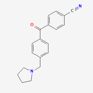 4-Cyano-4'-pyrrolidinomethyl benzophenone