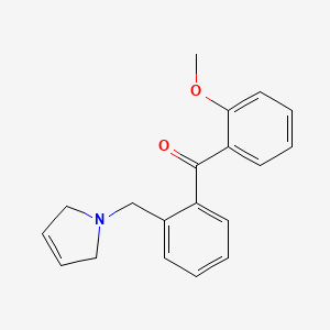 (2-((2,5-Dihydro-1H-pyrrol-1-yl)methyl)phenyl)(2-methoxyphenyl)methanone
