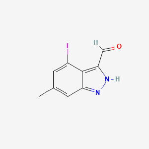 4-iodo-6-methyl-2H-indazole-3-carbaldehyde