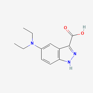 5-(diethylamino)-1H-indazole-3-carboxylic acid