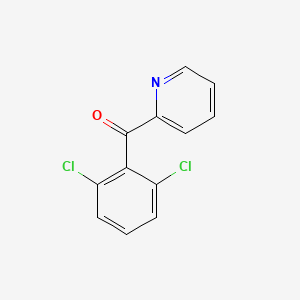 molecular formula C12H7Cl2NO B1613929 2-(2,6-Dichlorobenzoyl)pyridine CAS No. 27693-36-3