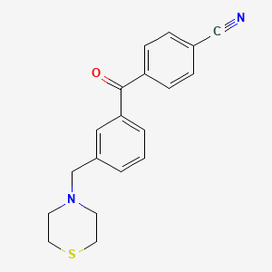 4'-Cyano-3-thiomorpholinomethylbenzophenone