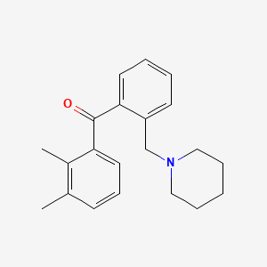 2,3-Dimethyl-2'-piperidinomethyl benzophenone