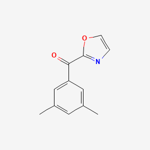 molecular formula C12H11NO2 B1613998 (3,5-Dimethylphenyl)(oxazol-2-yl)methanone CAS No. 898784-52-6