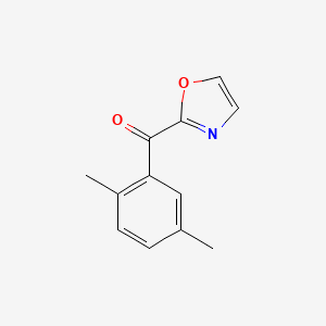 molecular formula C12H11NO2 B1613999 (2,5-Dimethylphenyl)(oxazol-2-yl)methanone CAS No. 898784-46-8