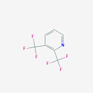 molecular formula C7H3F6N B161401 2,3-双(三氟甲基)吡啶 CAS No. 1644-68-4
