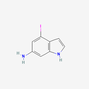 molecular formula C8H7IN2 B1614051 4-Iodo-1H-indol-6-amine CAS No. 885520-52-5