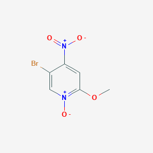 molecular formula C6H5BrN2O4 B1614062 5-Bromo-2-methoxy-4-nitropyridine 1-oxide CAS No. 446284-16-8
