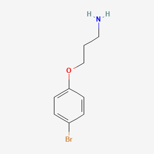 molecular formula C9H12BrNO B1614073 1-(3-Aminopropoxy)-4-bromobenzene CAS No. 933717-18-1