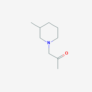 molecular formula C9H17NO B1614116 1-(3-Methylpiperidin-1-yl)propan-2-one CAS No. 856286-98-1