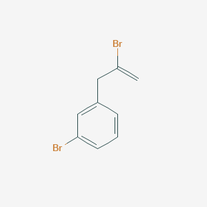 molecular formula C9H8Br2 B1614135 2-Bromo-3-(3-bromophenyl)-1-propene CAS No. 485320-31-8