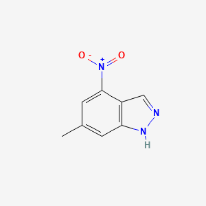 molecular formula C8H7N3O2 B1614193 6-Methyl-4-nitro-1H-indazole CAS No. 857773-68-3