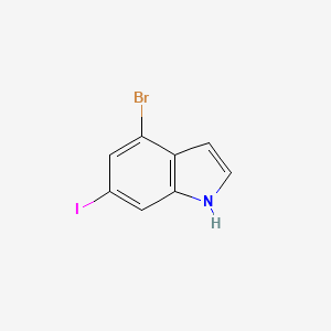 molecular formula C8H5BrIN B1614194 4-Bromo-6-iodo-1H-indole CAS No. 850334-30-4