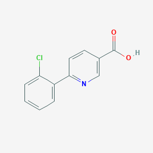 molecular formula C12H8ClNO2 B1614202 6-(2-Chlorophenyl)nicotinic acid CAS No. 505082-72-4