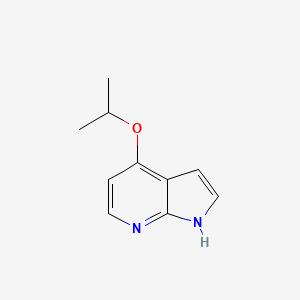 molecular formula C10H12N2O B1614206 4-Isopropoxy-1H-pyrrolo[2,3-b]pyridine CAS No. 937797-32-5