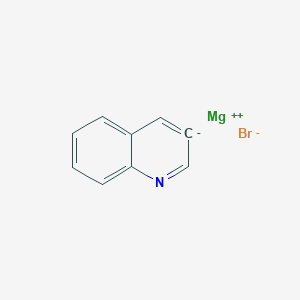 molecular formula C9H6BrMgN B1614211 3-Quinolylmagnesium bromide CAS No. 738580-61-5