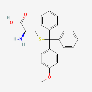 molecular formula C23H23NO3S B1614212 H-D-Cys(Mmt)-OH CAS No. 926935-33-3