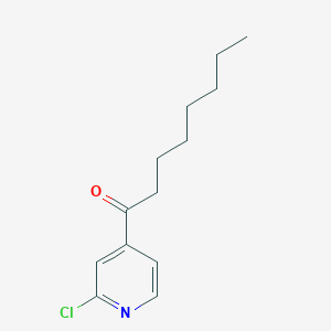 B1614230 2-Chloro-4-octanoylpyridine CAS No. 898784-72-0