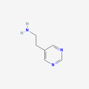 molecular formula C6H9N3 B1614254 2-(Pyrimidin-5-yl)ethanamine CAS No. 856973-36-9