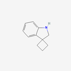 molecular formula C11H13N B1614258 螺[环丁烷-1,3'-吲哚啉] CAS No. 32670-02-3