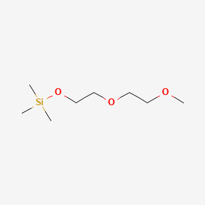 molecular formula C8H20O3Si B1614262 2-(2-甲氧基乙氧基)乙氧基三甲基硅烷 CAS No. 62199-57-9