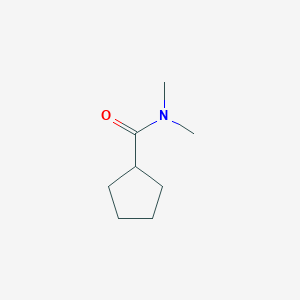 molecular formula C8H15NO B1614264 Cyclopentanecarboxamide, N,N-dimethyl- CAS No. 50484-00-9