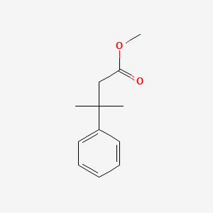 molecular formula C12H16O2 B1614270 Methyl 3-methyl-3-phenylbutanoate CAS No. 25080-84-6