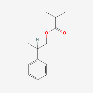 molecular formula C13H18O2 B1614271 2-苯丙基异丁酸酯 CAS No. 65813-53-8