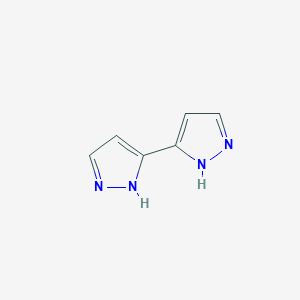 molecular formula C6H6N4 B1614272 3,3'-Bi-1H-pyrazole CAS No. 2384-02-3