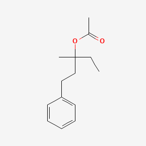 molecular formula C14H20O2 B1614277 1-Ethyl-1-methyl-3-phenylpropyl acetate CAS No. 72007-81-9