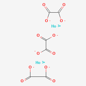 molecular formula C6Ho2O12 B1614279 Holmium, (mu-(ethanedioato(2-)-kappaO1,kappaO2':kappaO1',kappaO2))bis(ethanedioato(2-)-kappaO1,kappaO2)di- CAS No. 3269-15-6