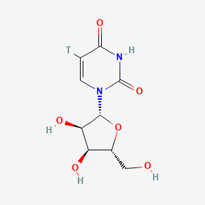 molecular formula C9H12N2O6 B1614280 Uridine-5-t CAS No. 3705-45-1