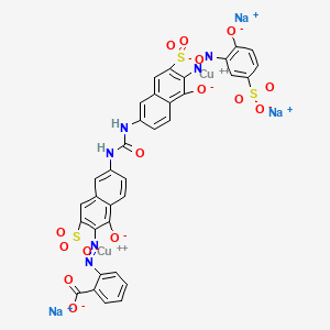 molecular formula C34H17Cu2N6Na3O15S3 B1614284 Einecs 229-922-3 CAS No. 6837-87-2