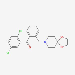 (2-(1,4-Dioxa-8-azaspiro[4.5]decan-8-ylmethyl)phenyl)(2,5-dichlorophenyl)methanone