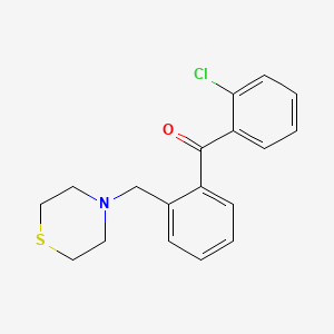 2-Chloro-2'-thiomorpholinomethylbenzophenone