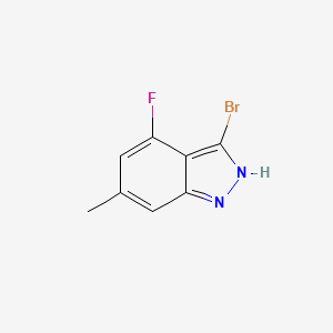 B1614342 3-Bromo-4-fluoro-6-methyl-1H-indazole CAS No. 885522-53-2