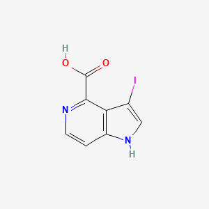 molecular formula C8H5IN2O2 B1614348 3-Iodo-1H-pyrrolo[3,2-c]pyridine-4-carboxylic acid CAS No. 1000341-28-5