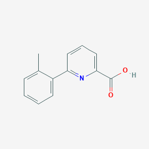 molecular formula C13H11NO2 B1614353 6-(2-Methylphenyl)pyridine-2-carboxylic acid CAS No. 887983-38-2
