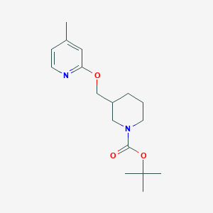 molecular formula C17H26N2O3 B1614361 3-(4-Methyl-pyridin-2-yloxymethyl)-piperidine-1-carboxylic acid tert-butyl ester CAS No. 954231-36-8