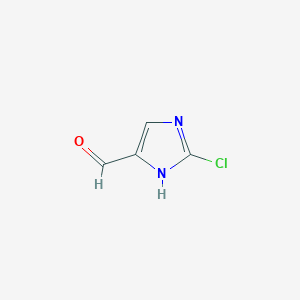 molecular formula C4H3ClN2O B1614362 2-Chloro-1H-imidazole-5-carbaldehyde CAS No. 1333235-40-7